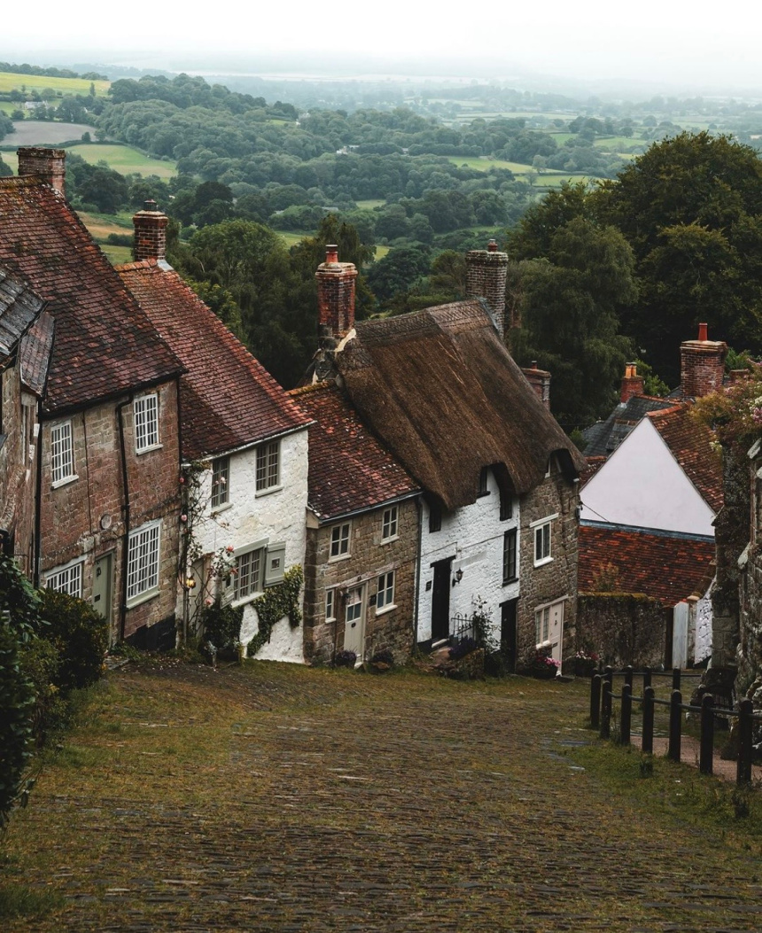 860x1053, 499 Kb / Дом, деревня, улица, Англия