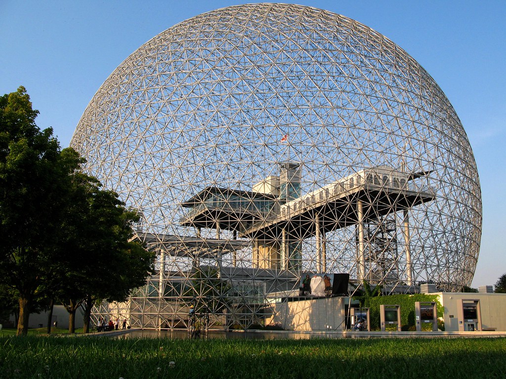 1024x768, 351 Kb / сфера Фуллера, купол, США, Монреаль, Биосфера Фуллера