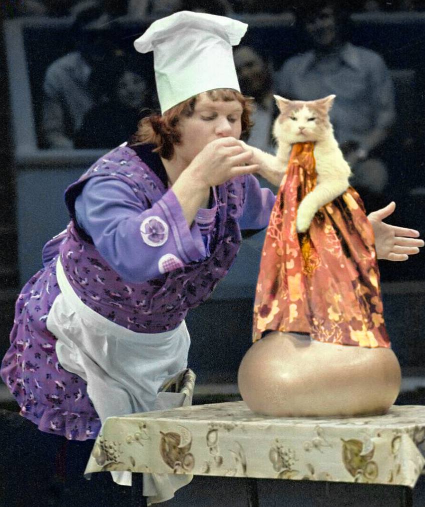 849x1011, 114 Kb / Куклачев, кошка, театр