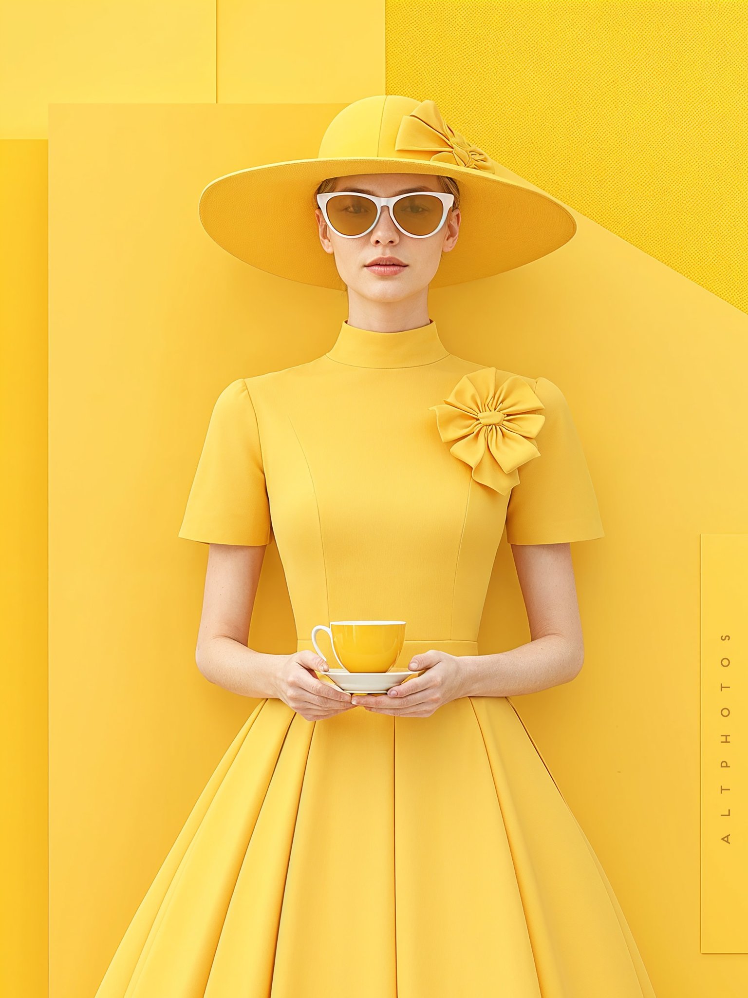 1536x2048, 250 Kb / Жёлтый, очки, шляпа