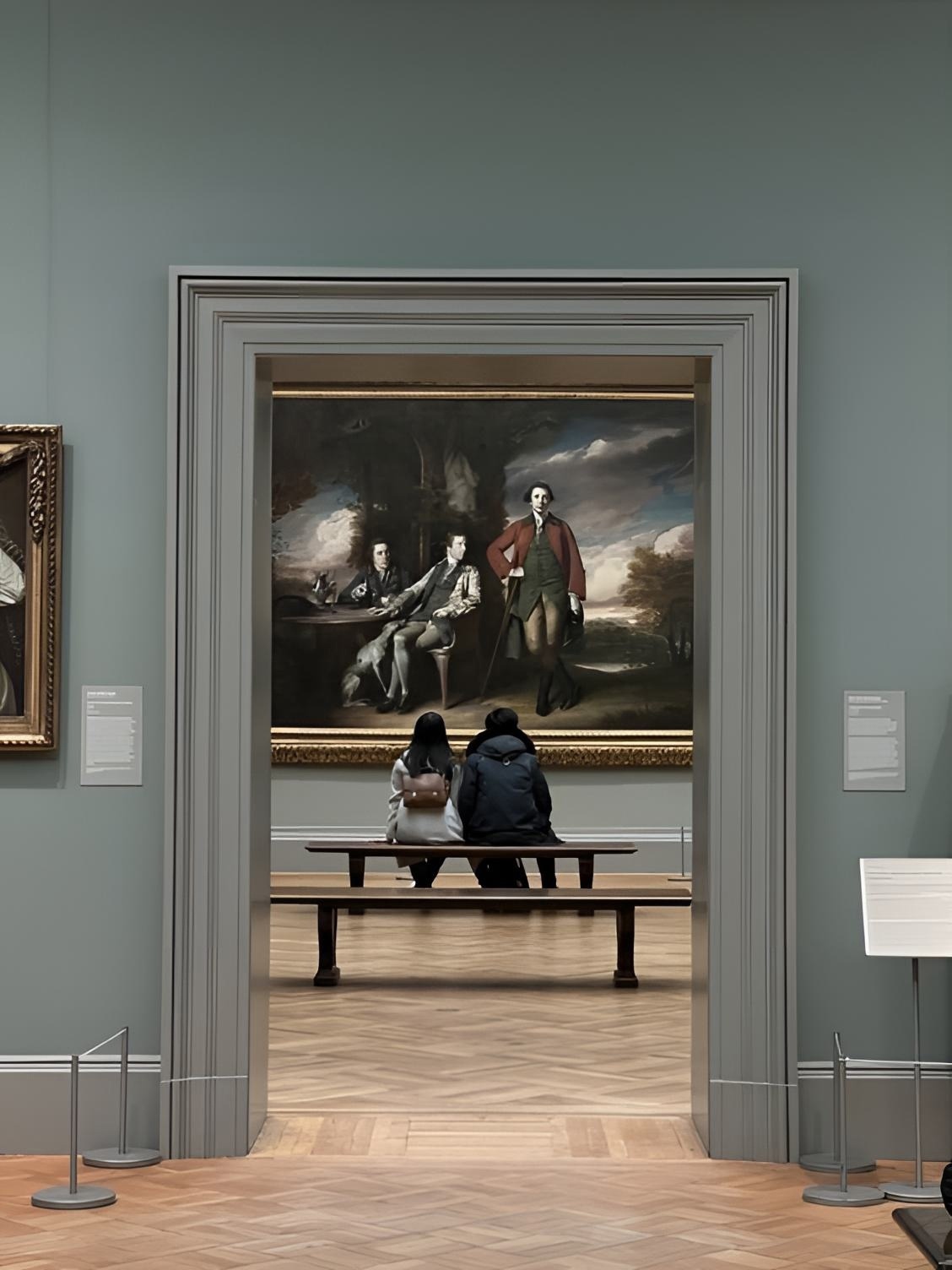 1128x1504, 237 Kb / музей, посетитель, скамья, картина