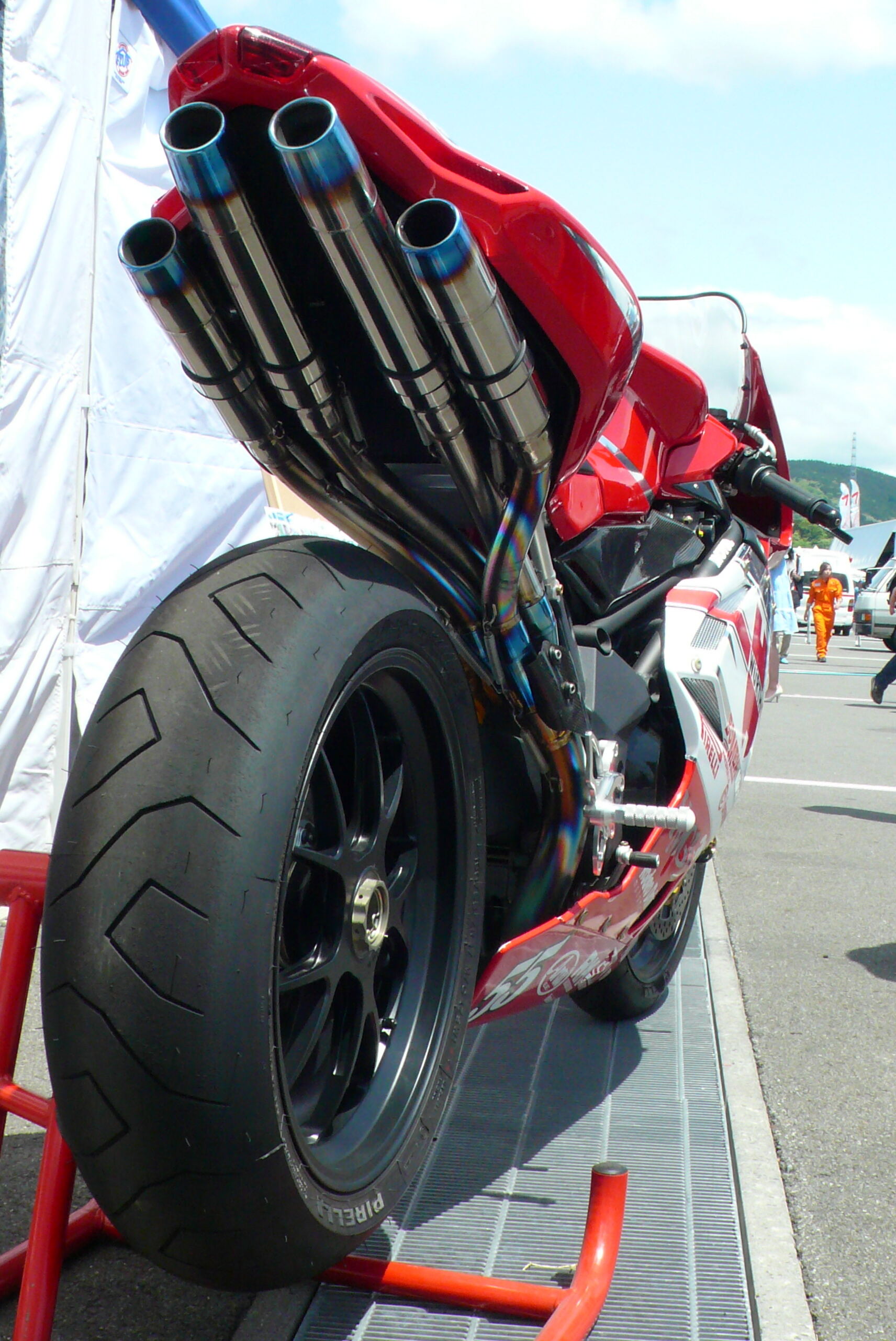 1712x2560, 568 Kb / мотоцикл, Ducati, 996R