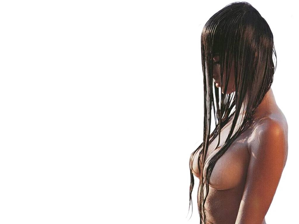 1024x768, 123 Kb / длинные волосы, вода, жизель бюндхен, gisele bundchen