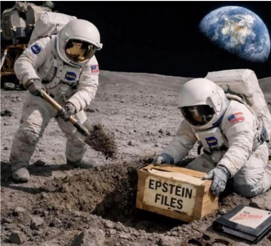 880x800, 104 Kb / Луна, Артемида, Эпштейн, автронавты, ящик