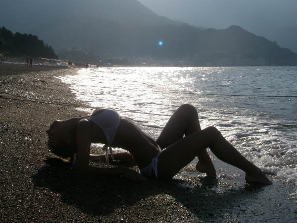 600x450, 57 Kb / сиськи, море, пляж