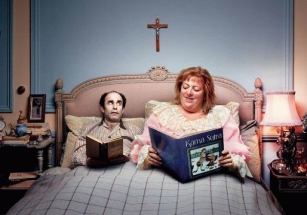 600x421, 47 Kb / мужчина, женщина, кровать, камасутра