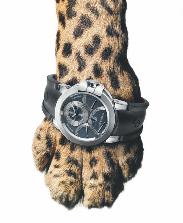 600x730, 61 Kb / часы, лапа, пятна, леопард, реклама