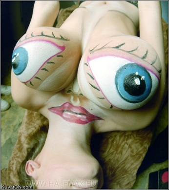 346x390, 45 Kb / бодиарт, глаза