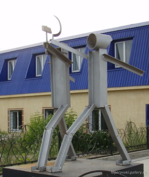 507x600, 65 Kb / скульптура, авангард, рабочий, колхозница