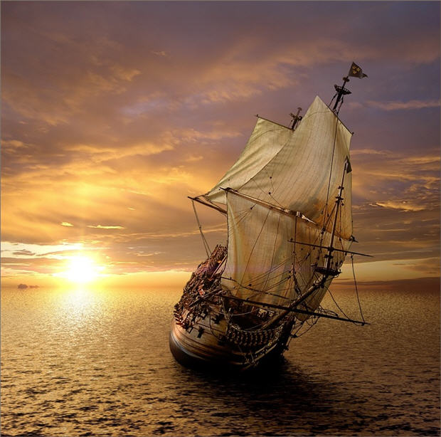 620x614, 68 Kb / парусник, море