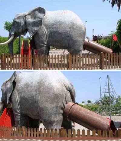 400x466, 20 Kb / слон, площадка