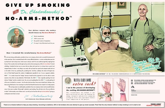 700x457, 80 Kb / курение, руки, ампутация