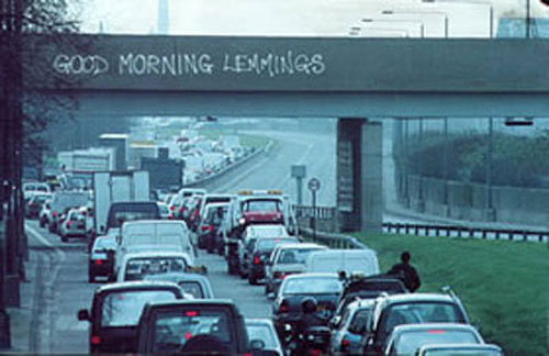 500x324, 38 Kb / лемминги, доброе утро, good morning, lemmings