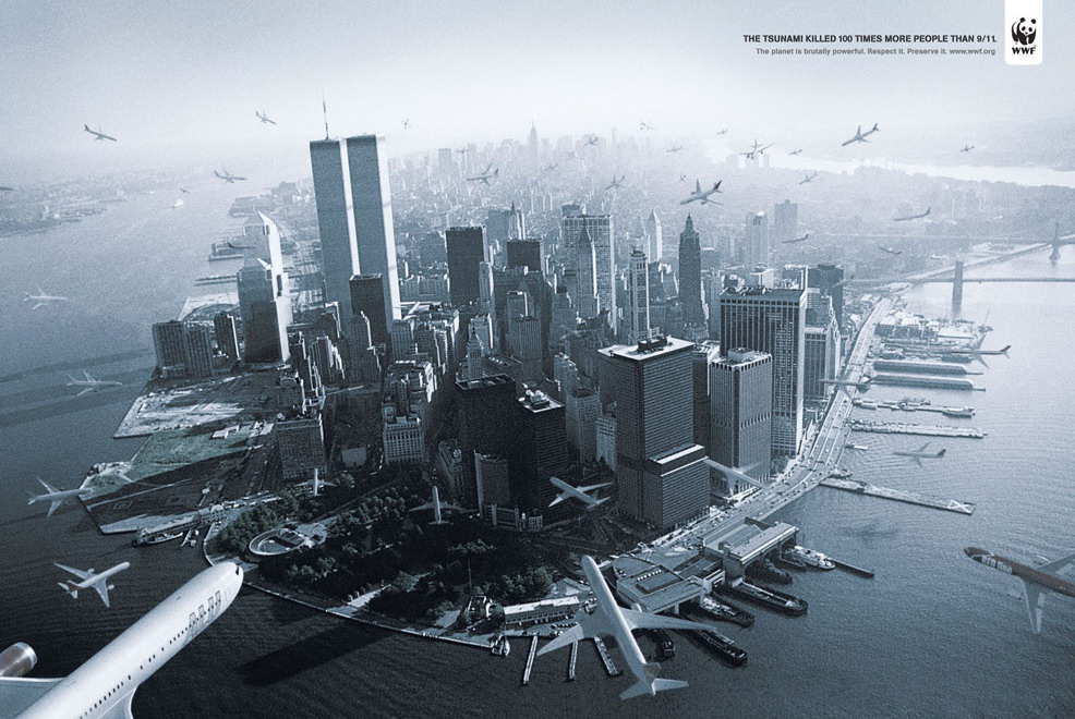 986x660, 219 Kb / самолеты, море, небоскребы