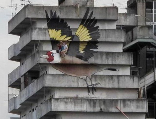 639x489, 75 Kb / птица, дом, рисунок