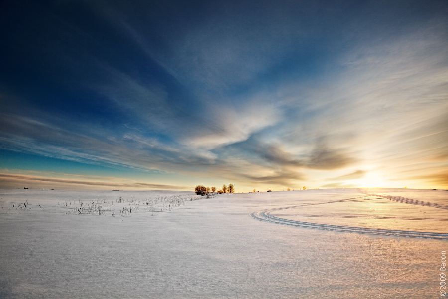 900x600, 231 Kb / зима, снег, небо, природа, дорога