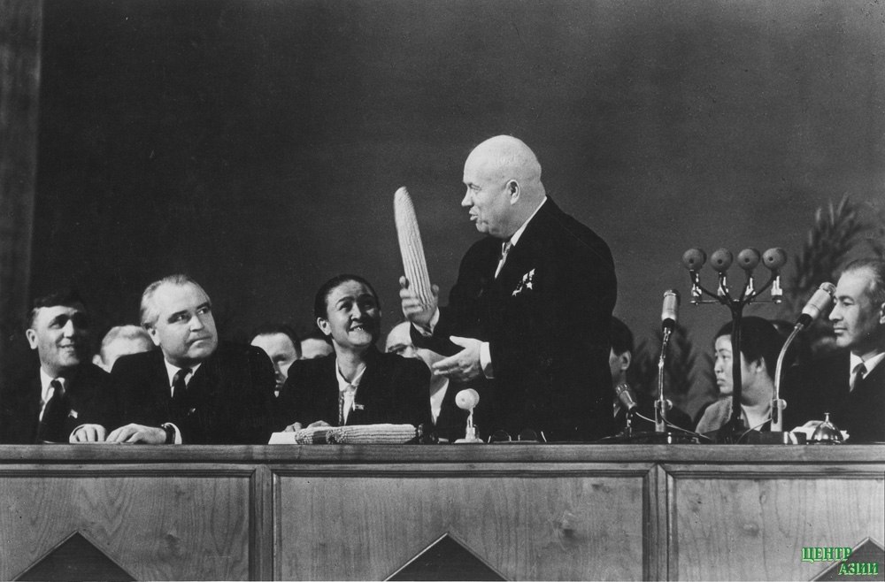 1000x658, 112 Kb / Хрущёв, выставка, фотография, кукуруза, съезд