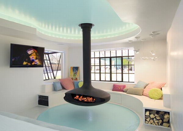 600x430, 51 Kb / камин, спальня