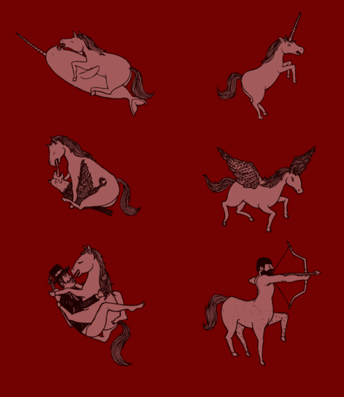500x577, 93 Kb / происхождение, лошадь, единорог, кентавр, пегас
