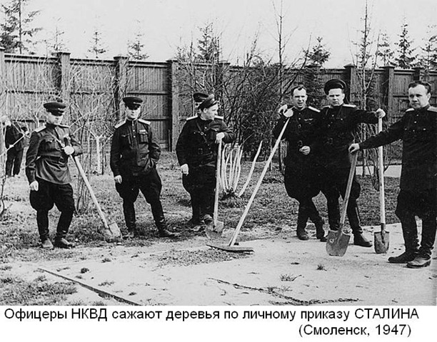 612x480, 131 Kb / НКВД, деревья, Смоленск, самолет