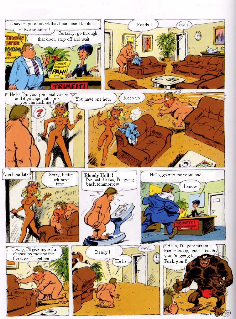 753x1017, 163 Kb / фитнес, секс, комикс, похудание