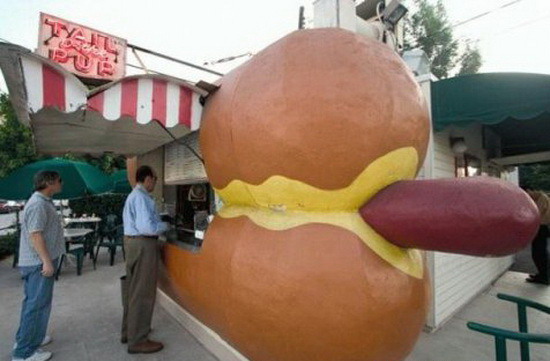 550x361, 54 Kb / хот-дог, сосиска, жопа