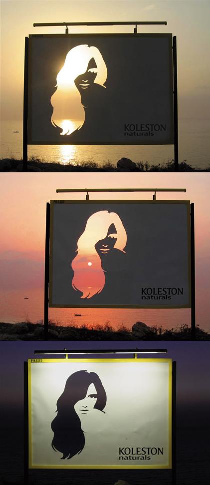 421x969, 40 Kb / koleston, краска, волосы, реклама, девушка, закат, солнце