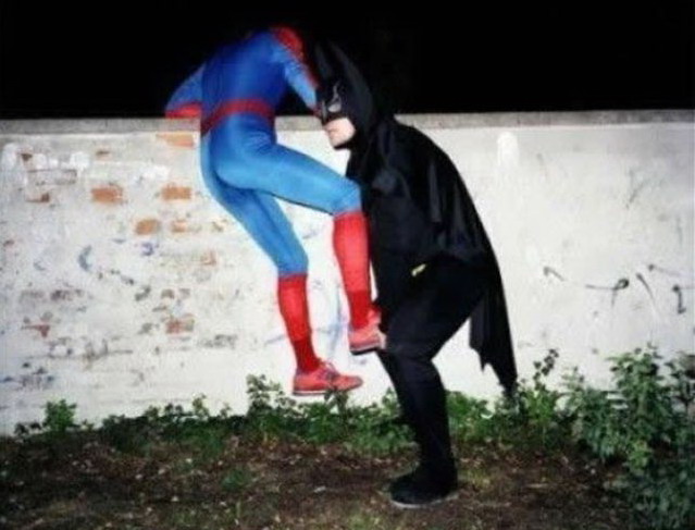 639x487, 67 Kb / бэтмен, человек-паук