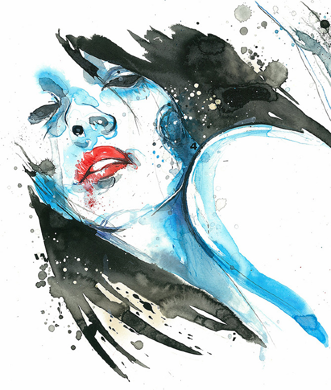 670x788, 251 Kb / рисунок, акварель