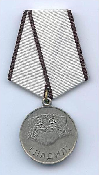 342x600, 53 Kb / кот, манул, медаль