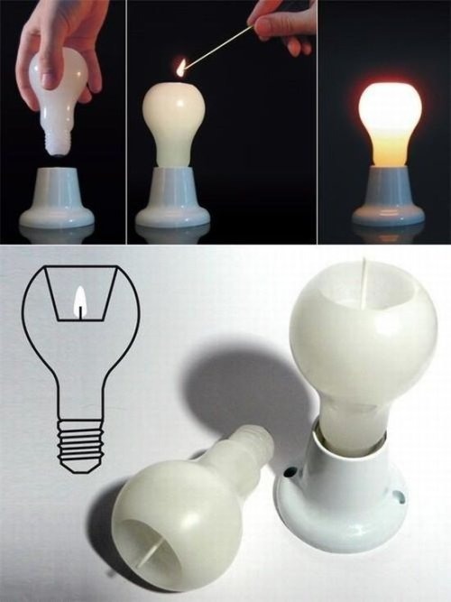 500x667, 40 Kb / свеча, лампочка