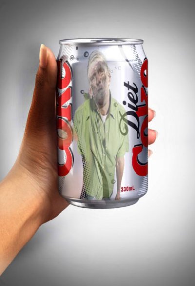 400x585, 29 Kb / кока кола, банка, чумазик