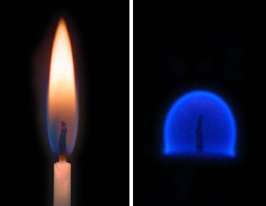 386x300, 9 Kb / Свеча, фокус, физическое явление