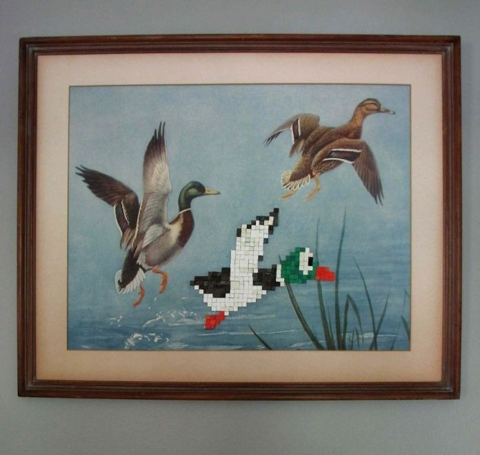 696x660, 59 Kb / утка, 8-бит