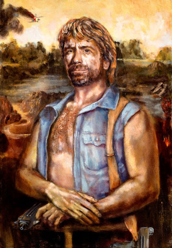 346x500, 107 Kb / чак норрис, портрет