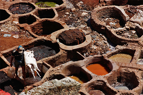 600x400, 219 Kb / кожа, красильня,марокко