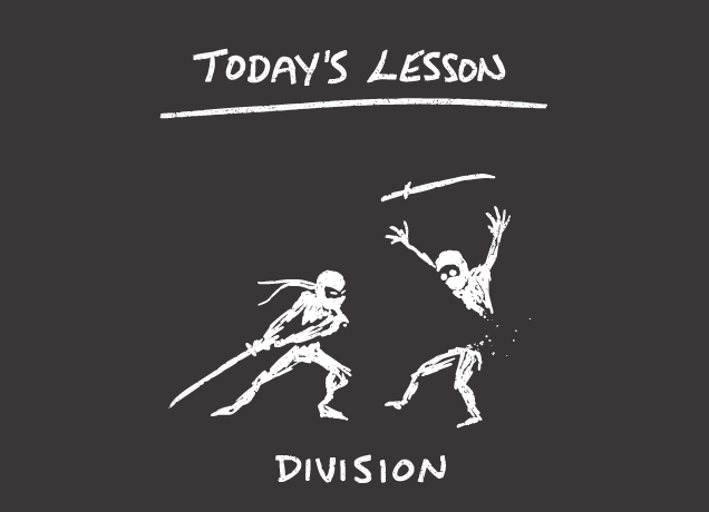 636x460, 42 Kb / ниндзя, деление, урок