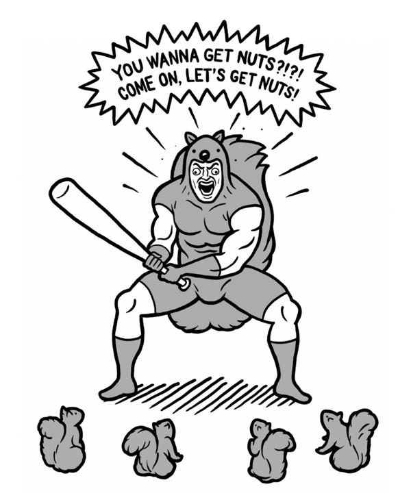 600x736, 54 Kb / белки, орехи, бита