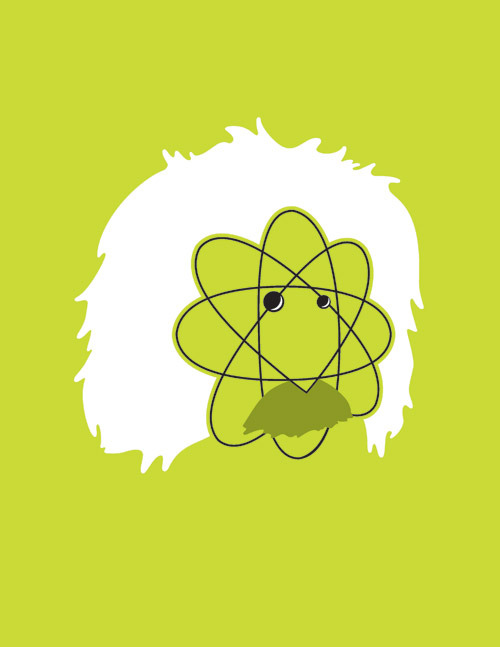 500x647, 34 Kb / Альберт Эйнштейн, рисунок