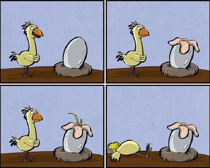 691x553, 257 Kb / утка, долбоёб, яйцо, чужой