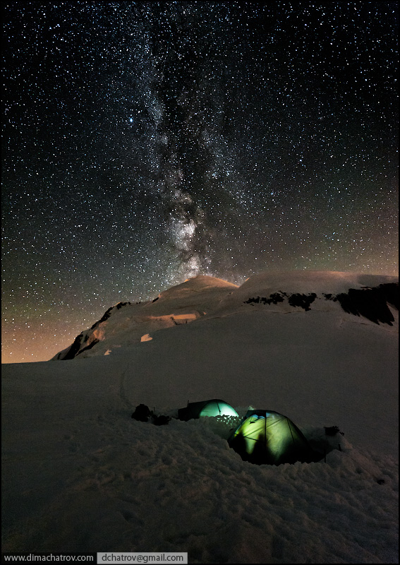 567x800, 228 Kb / монтблан, палатка, небо, звезды, горы