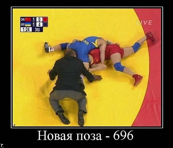 562x480, 46 Kb / борьба, поза, демотиватор