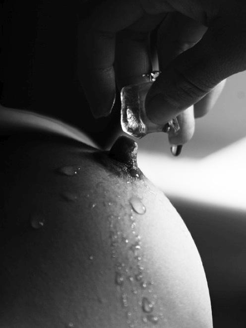 496x662, 47 Kb / сосок, лёд, ч/б