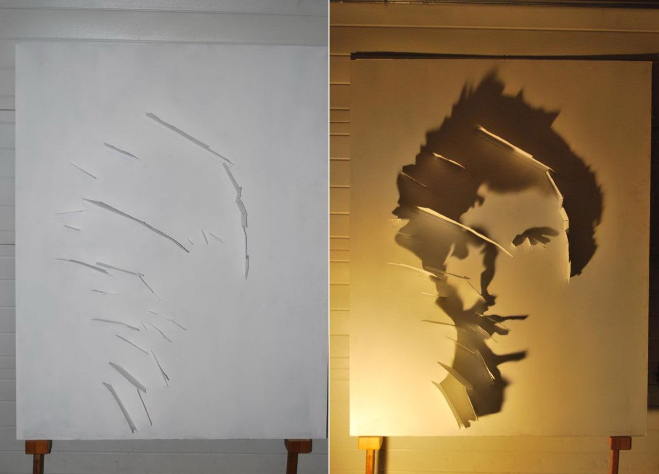 1284x923, 161 Kb / тень, бумага, портрет