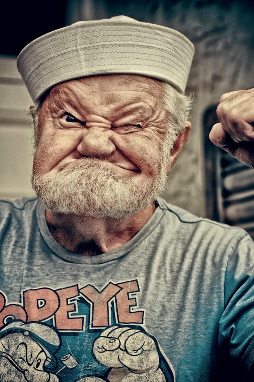 830x1250, 209 Kb / popeye, дед, папай, моряк