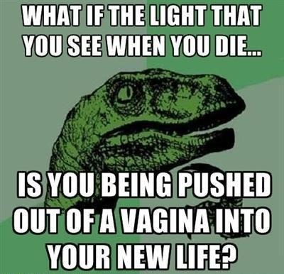 400x386, 36 Kb / свет в конце тоннеля, смерть, жизнь