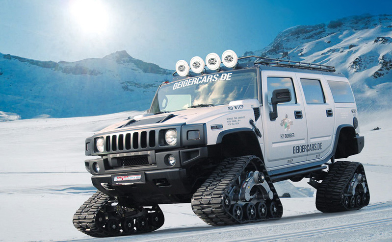 799x494, 151 Kb / гусеницы, джип, горы, зима