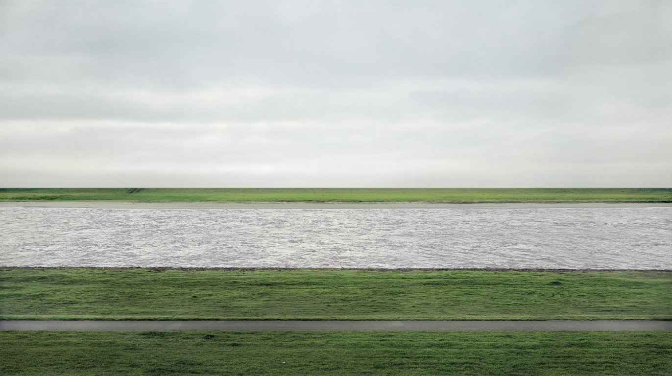 1372x768, 175 Kb / Gursky, Rhein II, рейн, фотография