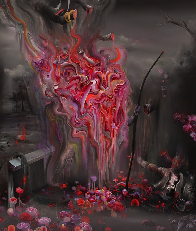 679x800, 132 Kb / сюр, наркомания, грибы Michael Page