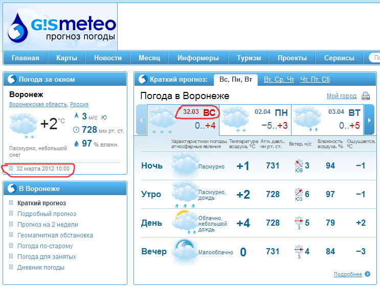 743x564, 85 Kb / гисметео, 1 апреля, 32 марта